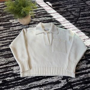 COPY - Zara Cream Polo Sweater